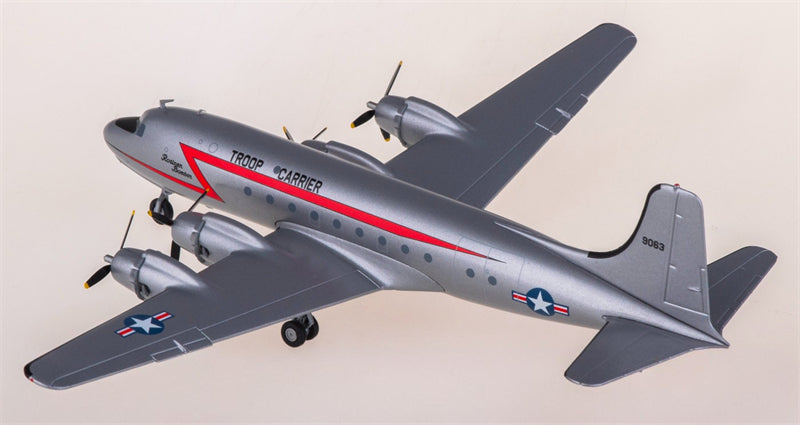 Herpa USAF Douglas DC-4 C-54 Skymaster 44-9063 1:200 Diecast Model view 2
