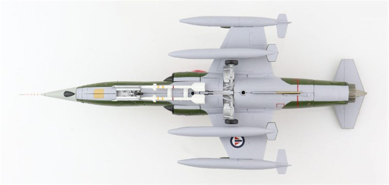 HOBBY MASTER CF-104 Starfighter 104801, 334 Squadron, Norwegian Air Force, 1982 1/72 Aircraft Pre-built Model