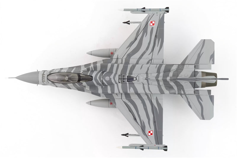 HOBBY MASTER Polish Air Force F-16C Polish Tiger Demo Team 1:72 Model 2025 Maj. Maciej "SLAB" Krakowian 4056