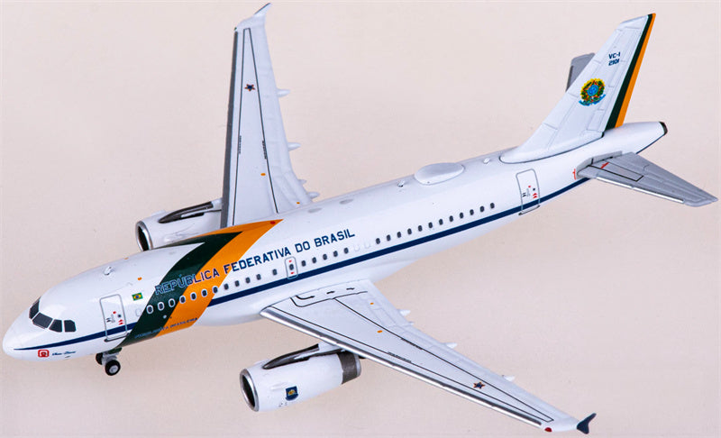 NG Models Brazilian Armed Forces for Airbus A319 VC-1A FAB2101 1:400 Airplane Pre-built  Airliner Model Display