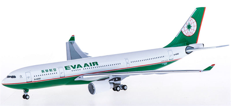 AeroClassics EVA Air Airbus A330-200 B-16302 1:400 Diecast Model view 3