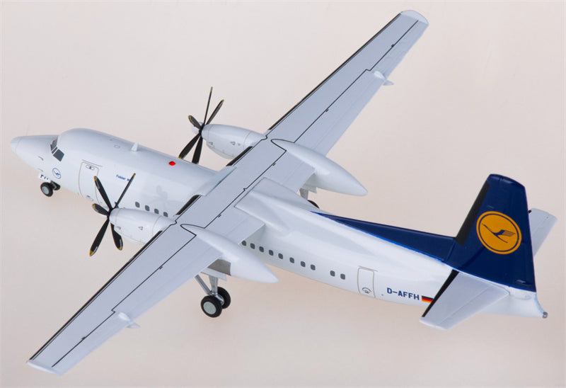 JC Wings Lufthansa Fokker 50 D-AFFH 1:200 Diecast Model view 2
