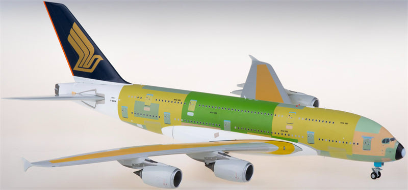 JC Wings Singapore Airlines Airbus A380 F-WWSM 1:200 Diecast Model view 1