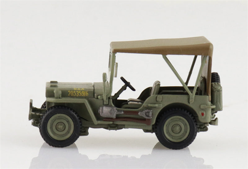 HOBBY MASTER US 1/4 ton Military Vehicle Leyte WWII 1945 Gen. Douglas MacArthur 1:72 Tank Pre-built Model