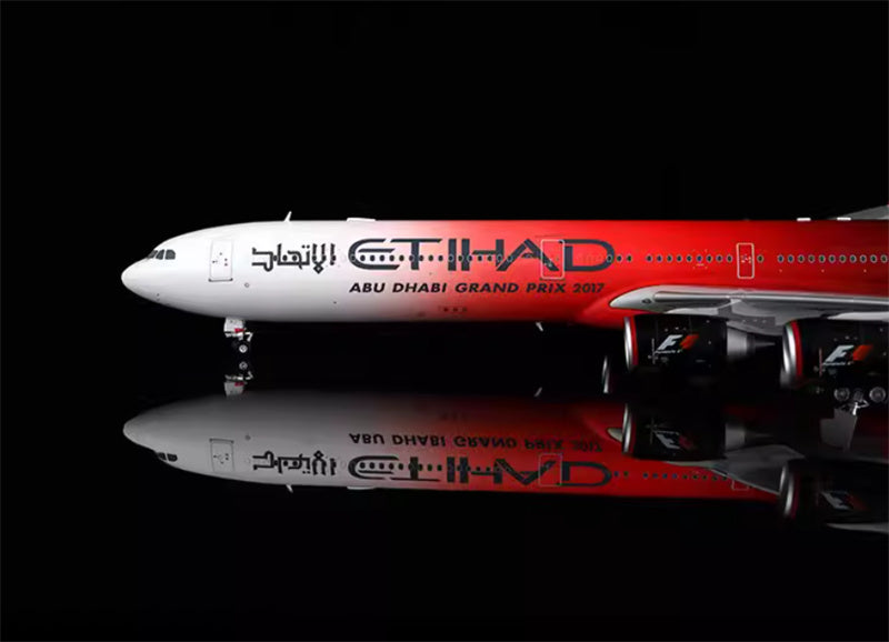 SQ Wings Etihad Airways Airbus A340-600 A6-EHJ 2017 1:200 Aircraft Model