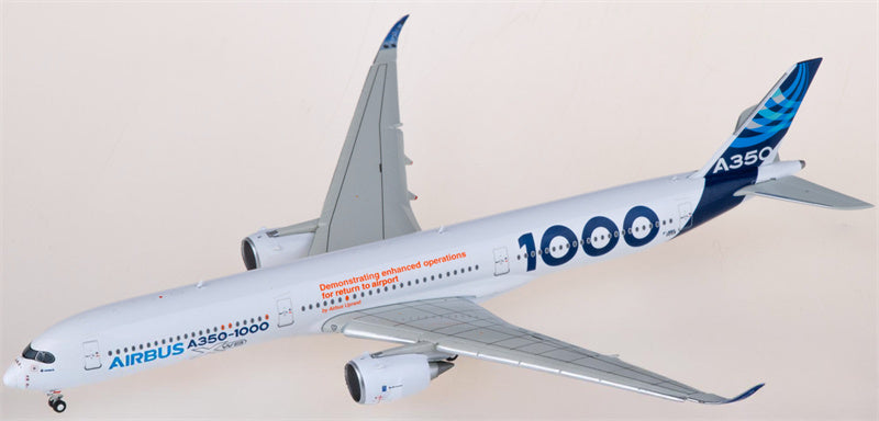 JC Wings Airbus A350-1000XWB F-WMIL Flaps Down 1:400 Diecast Model view 3