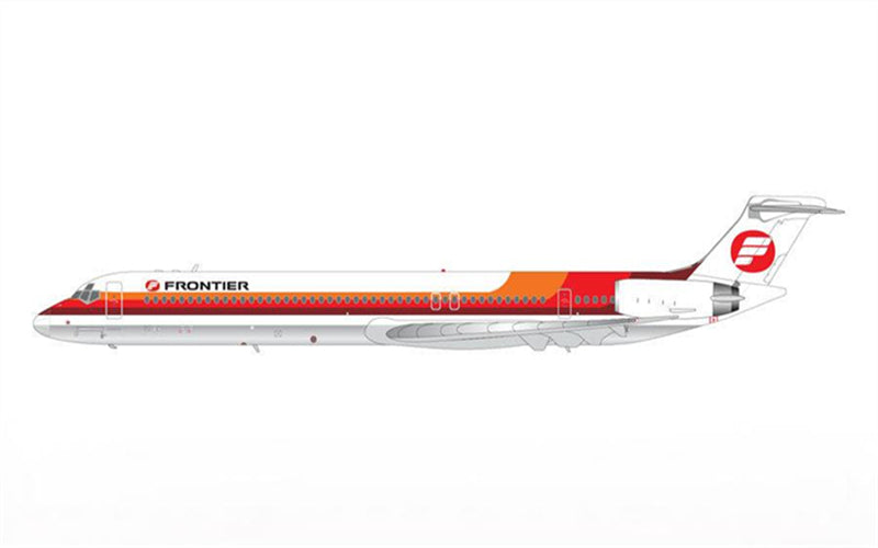 Geminijets Frontier Airlines McDonnell Douglas MD-80 N859HA 1:200 Diecast Model view 1
