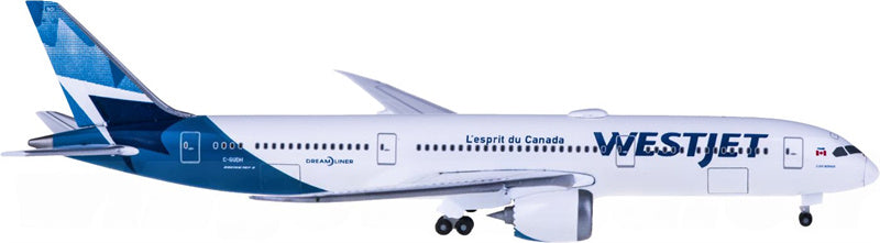 Herpa WestJet Boeing 787-9 Dreamliner C-GUDH The Spirit of Canada 1:500 Diecast Model view 3