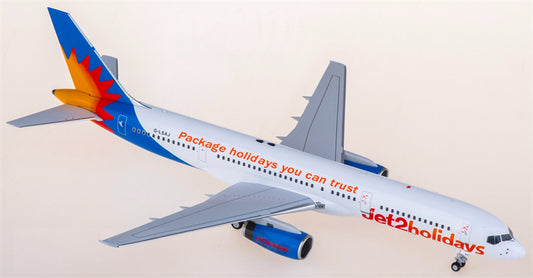 NG Models Jet2 for Boeing 757-200 G-LSAJ 1:200 Airplane Pre-built  Airliner Model Display