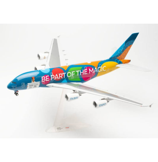Herpa Emirates Airbus A380 A6-EOT 1:200 Aircraft Pre-built  Airliner Model Display