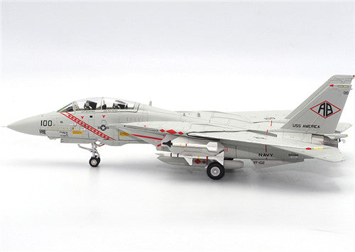 CALIBRE WINGS F-14A VF-102 DIAMONBACKS BUNO 159466 USS AMERICA 1:72 Aircraft Pre-built Model