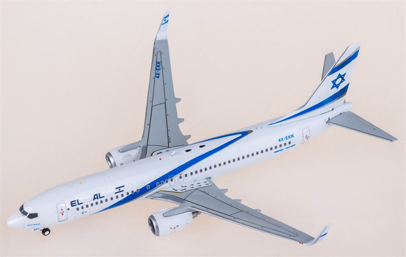 Geminijets 1:400 El Al Boeing 737-800W 4X-EKK Model