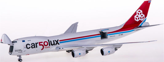 JC Wings Cargolux Boeing 747-8F LX-VCC 50 years Interative 1:400 Diecast Model view 1