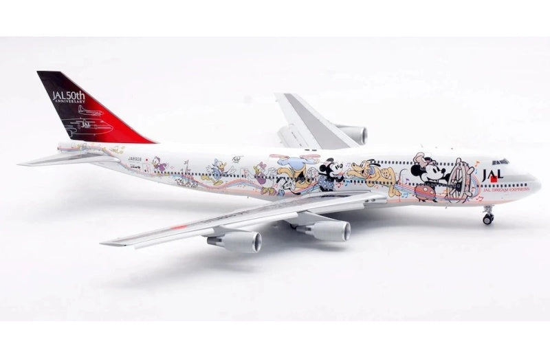 SQ Wings 1:200 Japan Airlines B747-400 JA8908 Flaps down DIECAST Model