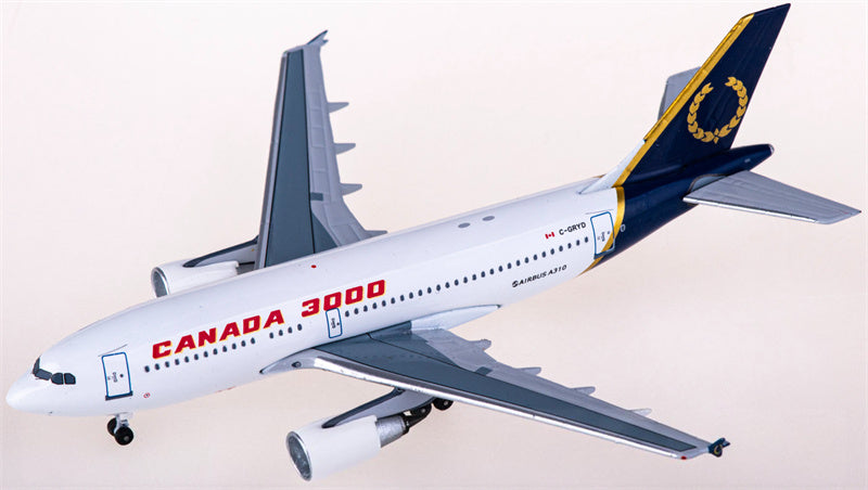 AeroClassics Canada 3000 Airbus A310 C-GRYD 1:400 Diecast Model view 2