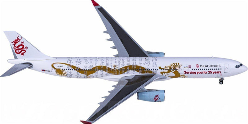 JC Wings Dragonair Airbus A330-300 B-HYF 1:400 Diecast Model view 1