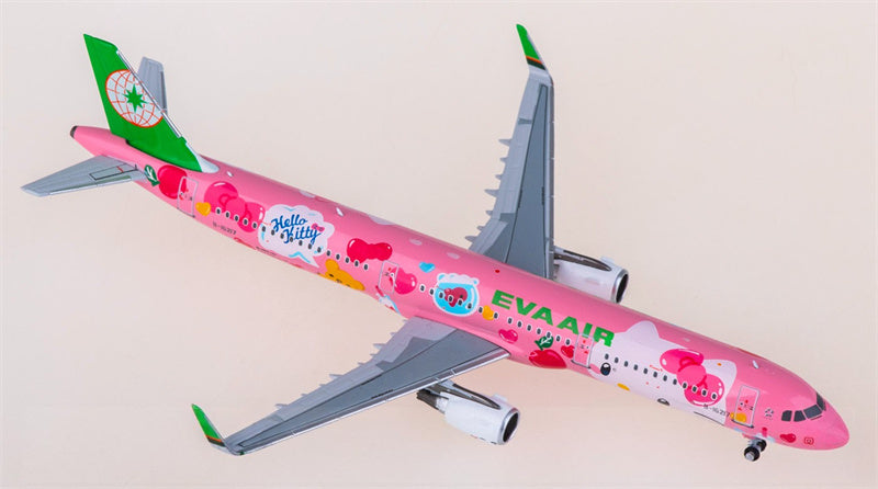 NG Models 1:400 EVA Air Airbus A321 B-16217 Model