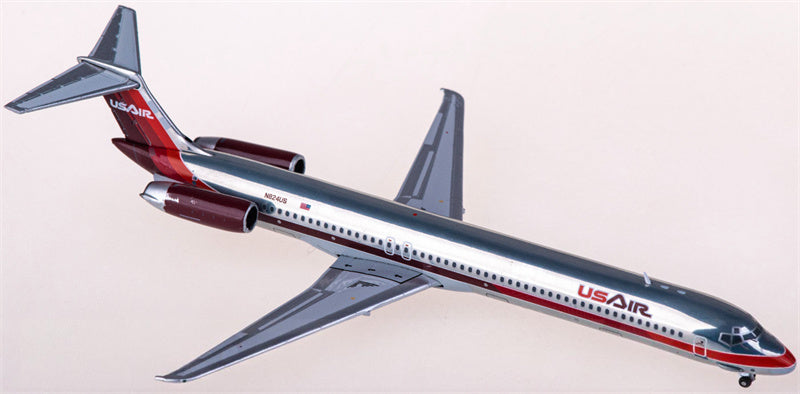 Geminijets USAir McDonnell Douglas MD-80 N824US 1:400 Diecast Model view 2