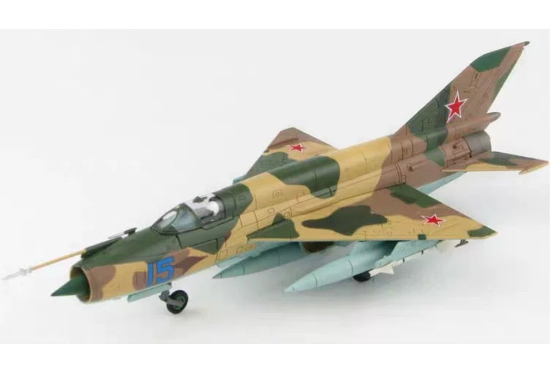 HOBBY MASTER MIG-21MT Blue 15, Dolgoye Ledovo, Russia, 1970s 1/72 Aircraft Pre-built Model