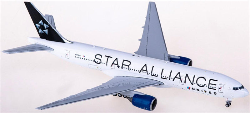 JC Wings United Airlines Boeing 777-200ER N218UA Star Alliance 1:400 Diecast Model view 1