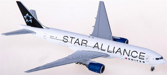 JC Wings United Airlines Boeing 777-200ER N218UA Star Alliance 1:400 Diecast Model view 1