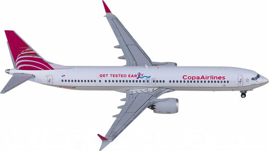 JC Wings Copa Airlines Boeing 737 MAX 9 HP-9926CMP 1:400 Diecast Model view 1