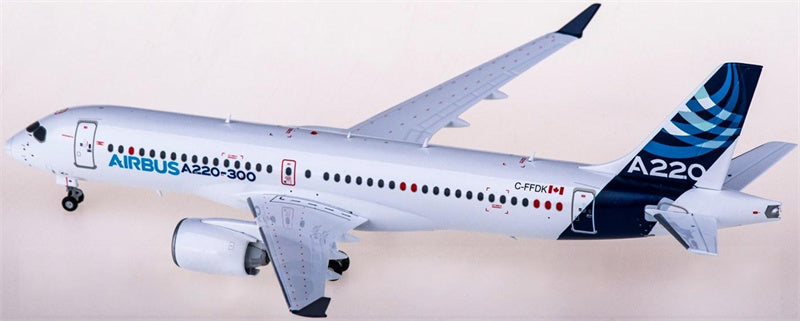 JC Wings Airbus A220-300 C-FFDK 1:200 Airplane Pre-built  Airliner Model Display
