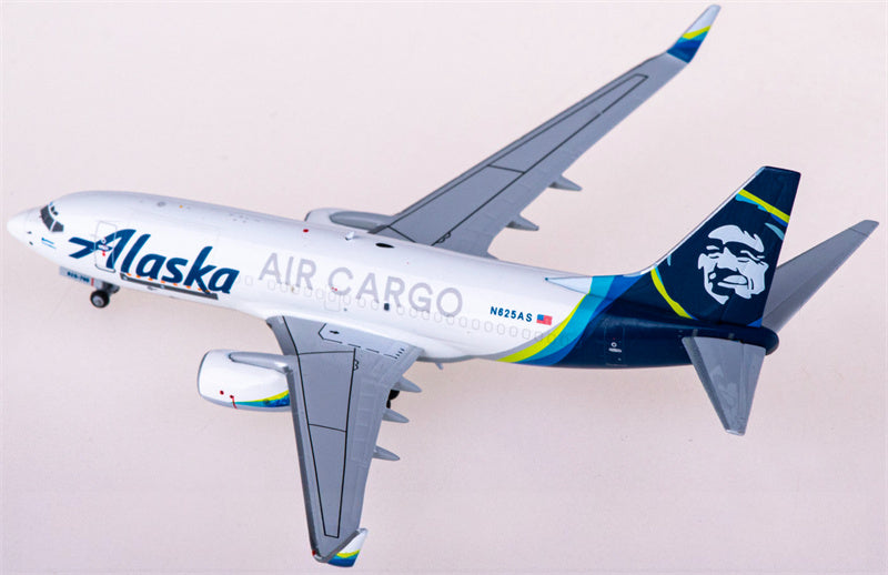 NG Models Alaska Air Cargo Boeing 737-700 N625AS 1:400 Diecast Model view 4