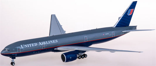 JC Wings United Airlines for Boeing 777-200 N777UA 1:200 Airplane Pre-built Airliner Model Display