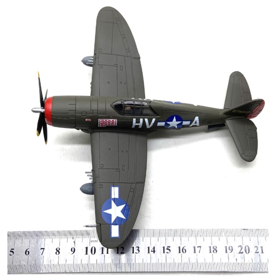 FLOZ US P-47 Thunderbolt fighter jet 1:72 Aircraft Pre-built Model