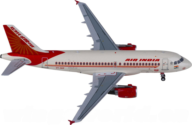 NG Models Air India for Airbus A319 VT-SCF 1:400 Aircraft Pre-built Model