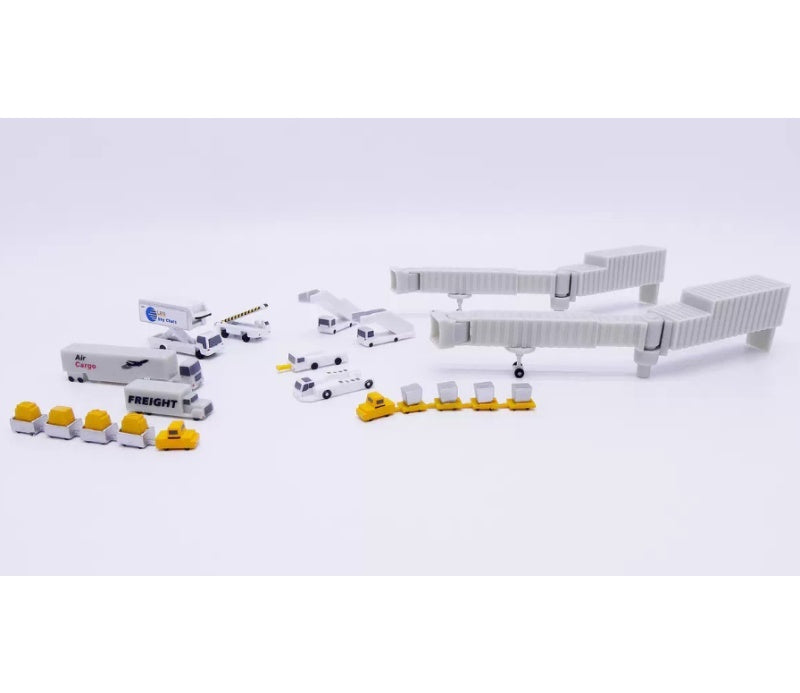 JC Wings 1:400 Airport Accessories 20 parts package ABS Model