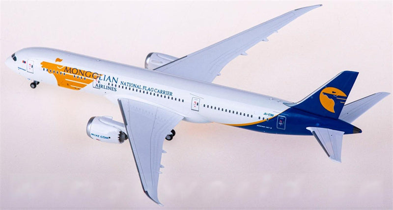 NG Models MIAT Mongolian Airlines Boeing 787-9 JU-1789 1:400 Diecast Model view 3