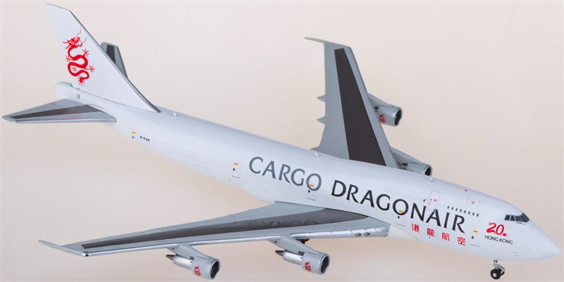 JC Wings Dragonair Cargo Boeing 747-300M(SF) B-KAB 1:400 Diecast Model view 3