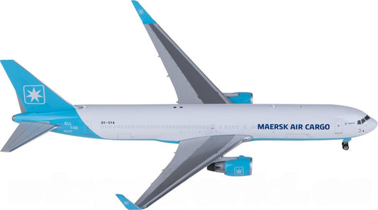 Phoenix Maersk Air Cargo Boeing 767-300ER OY-SYA 1:400 Aircraft Pre-built  Airliner Model Display