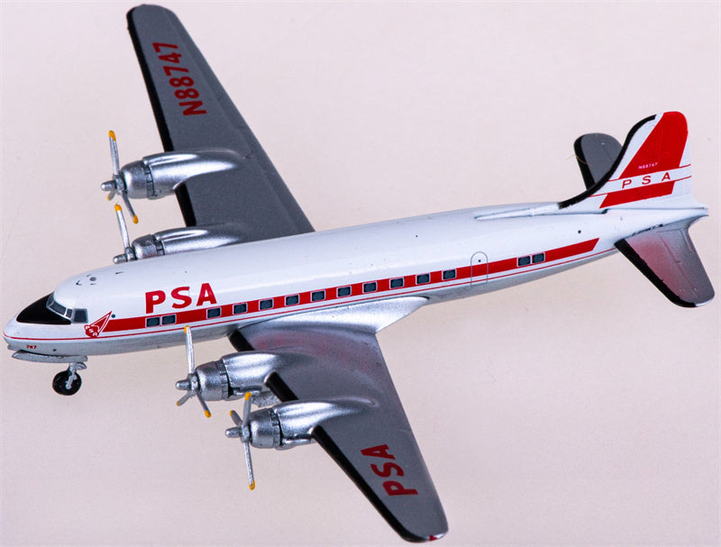 AeroClassics PSA Douglas DC-4 N88747 1:400 Diecast Model view 2