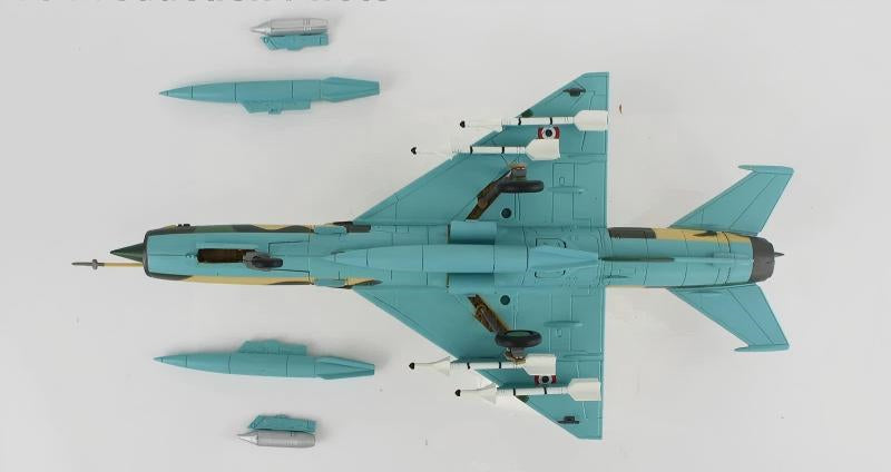 HOBBY MASTER EAF MIG-21MF 104th FB 1:72 Model 1970s late scheme Nile Valley