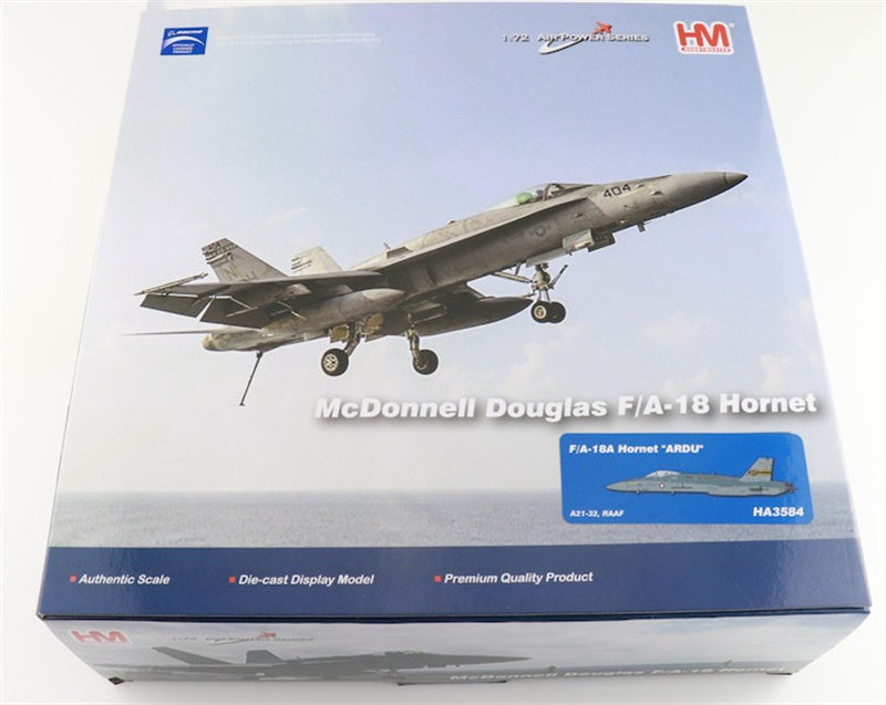 HOBBY MASTER F/A-18A Hornet ARDU A21-32 RAAF Royal Australian Air Force 1:72 Aircraft Pre-built Model