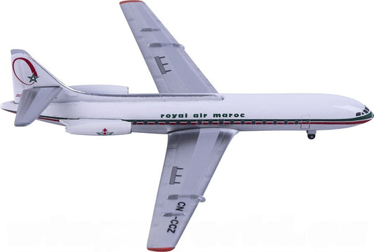 Aeroclassics 1:400 Royal Air Maroc Sud Aviation SE-210 Caravelle CN-CCZ  Diecast Model