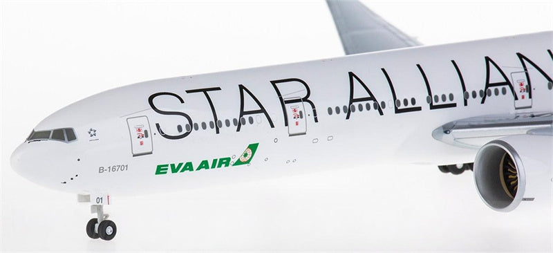 Hogan EVA Air Boeing 777-300ER B-16701 Star Alliance 1:200 ABS Model view 4