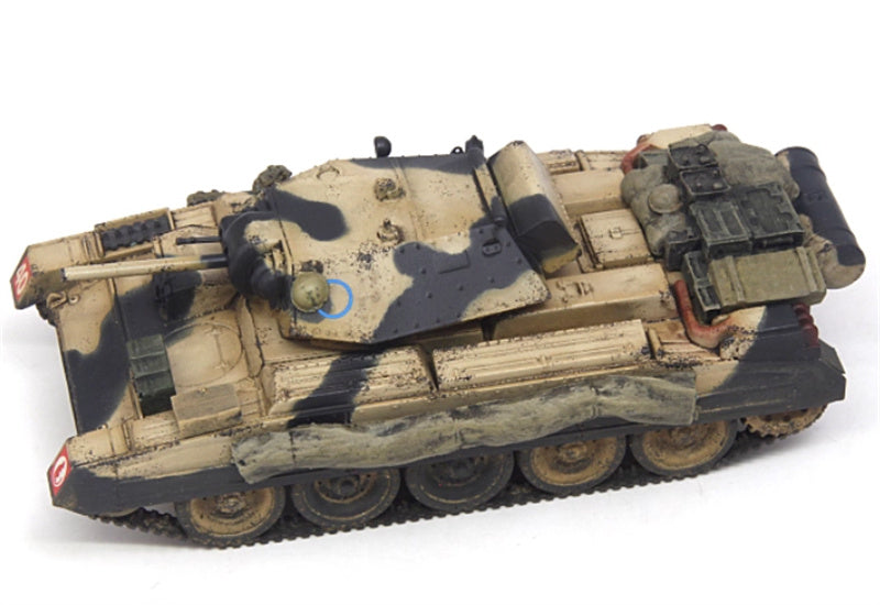 S-MODEL British Crusader Tank MK.II CS camouflage Random identification 1:72 Tank Pre-built Model