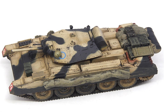 S-MODEL British Crusader Tank MK.II CS camouflage Random identification 1:72 Tank Pre-built Model