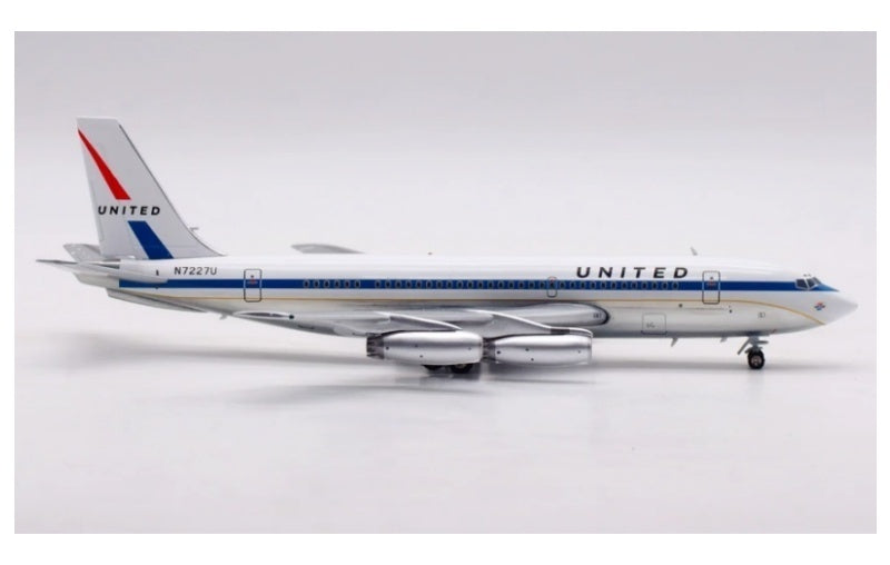 Inflight 1:200 United Airlines B720 N7227U polishing DIECAST Model
