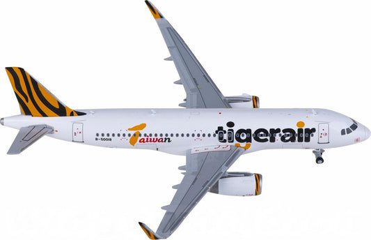 JC Wings Tigerair for Airbus A320 B-50018 1:400 Airplane Pre-built Airliner Model Display