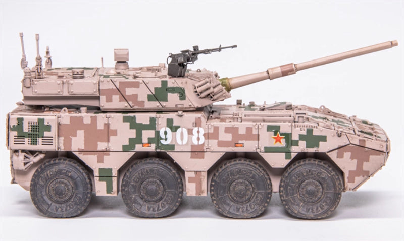 ACE HOBBY Chinese 105mm wheeled tank self-propelled assault Desert Digital 1:72 Tank Pre-built Model