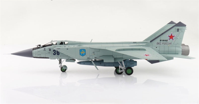 Hobby Master MIG-31K Foxhound D Bort 36 Russian Long Range Aviation Command Russian Air Force with KH-47 missile 1:72 Airplane Pre-built Model