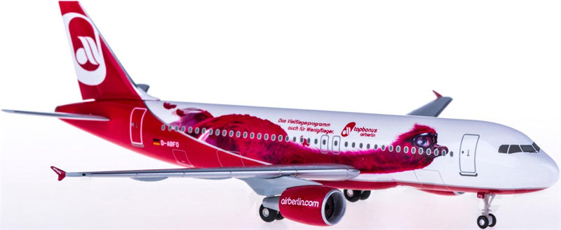 Hogan Air Berlin for Airbus A320 D-ABFO 1:200 Aircraft Pre-built  Airliner Model Display