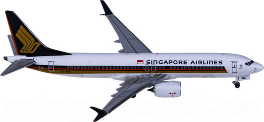 AeroClassics Singapore Airlines Boeing 737 MAX 8 9V-MBA 1:400 Diecast Model view 1