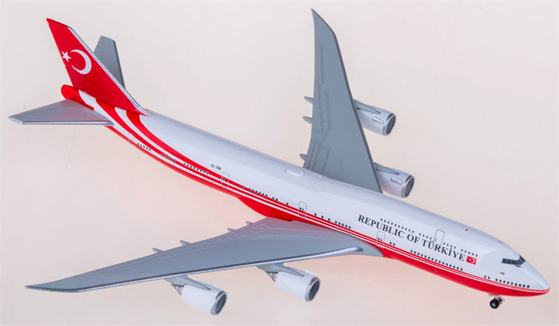 Herpa Turkey Government Boeing 747-8 BBJ TC-TRK 1:500 Aircraft Pre-built  Airliner Model Display