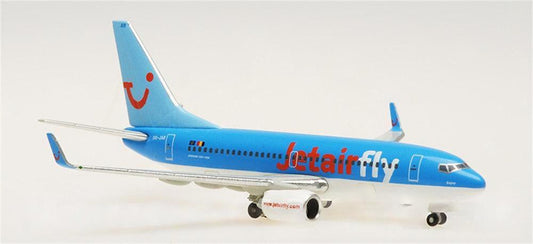 Herpa JetairFly for Boeing 737-700 OO-JAR 1:500 Airplane Pre-built  Airliner Model Display